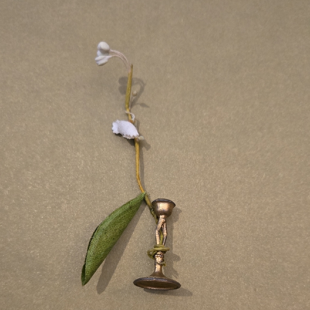 Miniature Gold Candle Holder